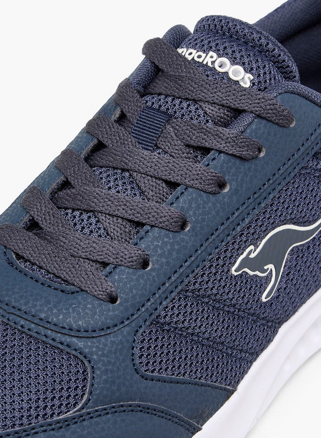 kangaROOS Men's Textured Sports Shoes with Lace-Up Closure  - Image 4