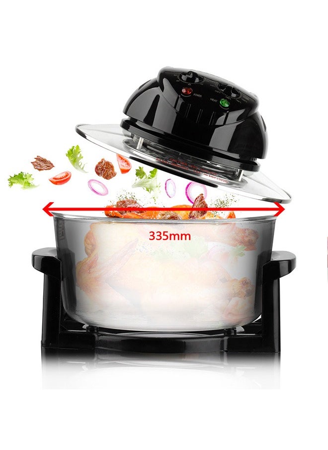 يولو - مطبخ صحي مقلاة الهواء، 12L 1300W مقلاة الهواء بدون زيت عملية سهلة - Image 1