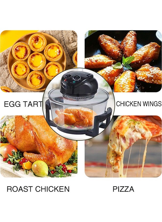 يولو - مطبخ صحي مقلاة الهواء، 12L 1300W مقلاة الهواء بدون زيت عملية سهلة - Image 1
