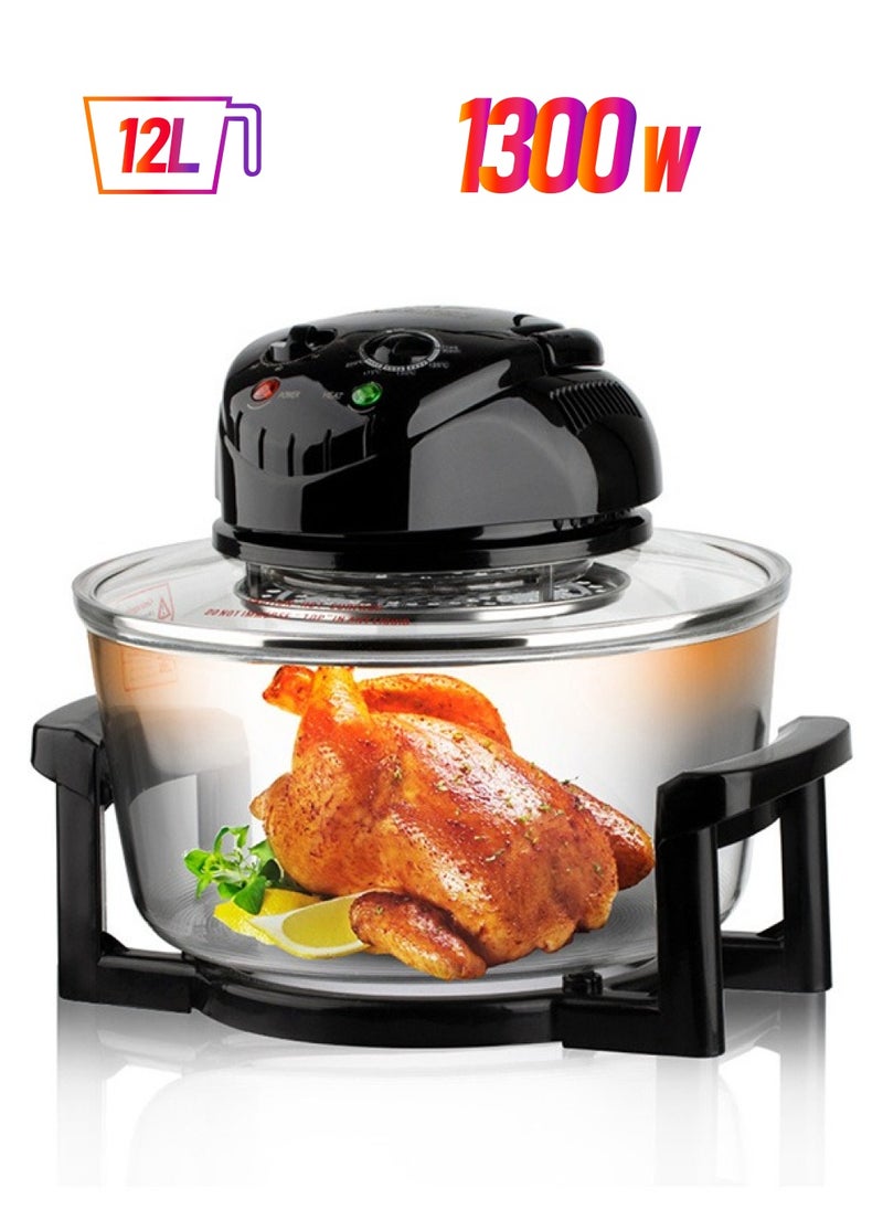 يولو - مطبخ صحي مقلاة الهواء، 12L 1300W مقلاة الهواء بدون زيت عملية سهلة - Image 1