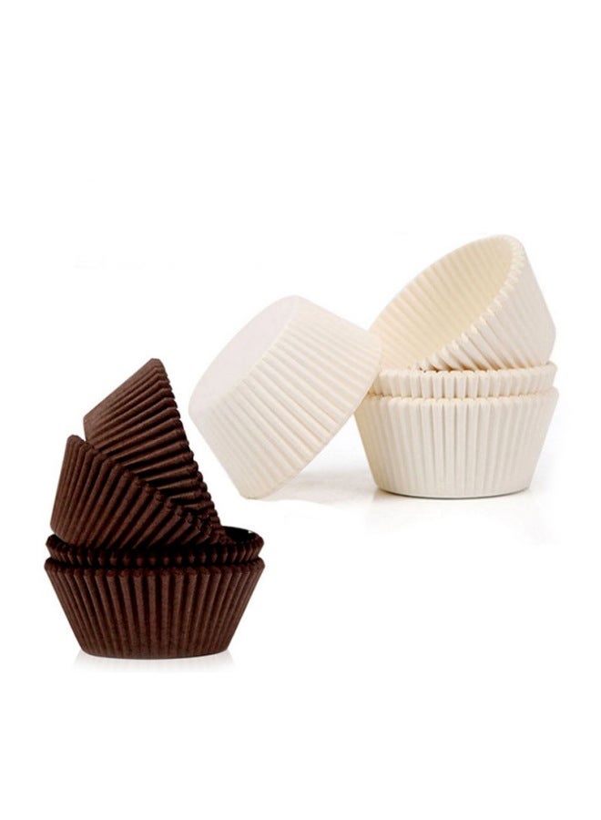 Direct Supply Cake Paper Cup Disposable Snow Mei Niang Paper Holder White Muffin Paper Cup Cake Cup Baking Paper Cup-Color:Red White Dot Round High 28 Bottom 49-1W - Image 5
