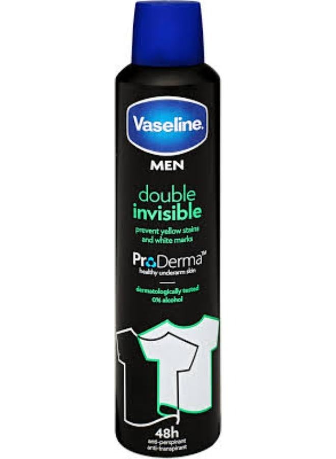 Vaseline Men Double Invisible 48H Deo Spray 250ml