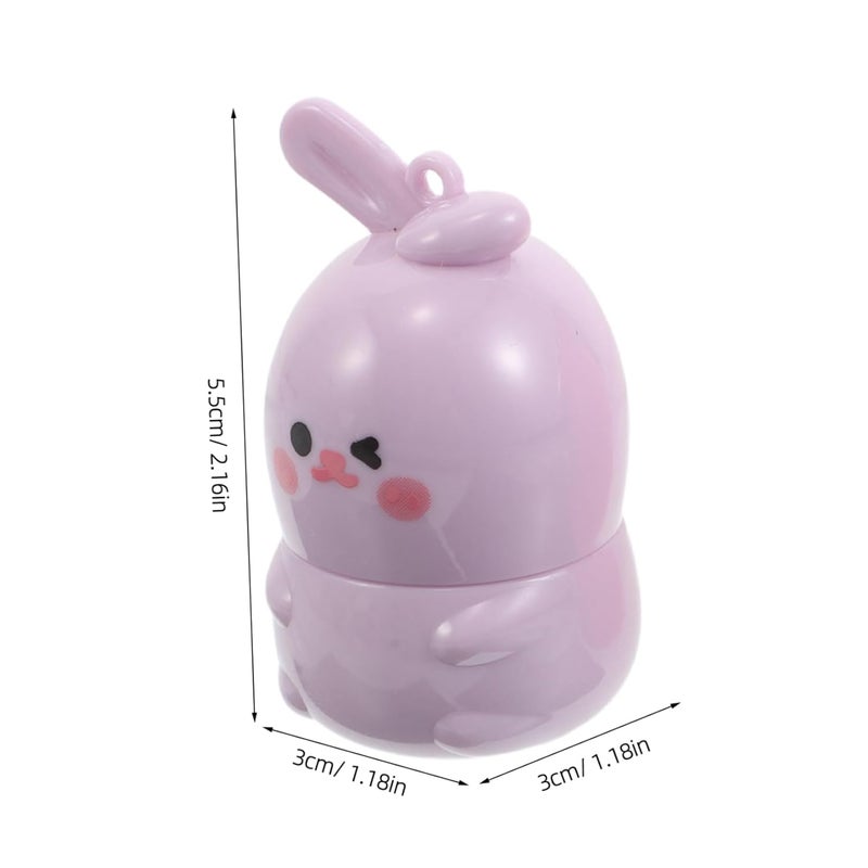 Didiseaon 2pcs Moisturizing Lipstick Cute Rabbit Shape Changing Lip Balm for Women Nourishing Lip Care - Image 2