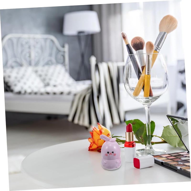 Didiseaon 2pcs Moisturizing Lipstick Cute Rabbit Shape Changing Lip Balm for Women Nourishing Lip Care - Image 4
