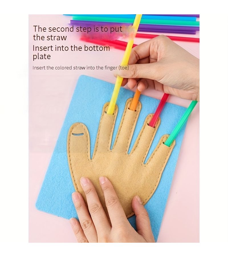 Small Foot Set Nail Practice For Fine Motor Skills Training Exercise Manual Skills Children 3 Plus - Image 5