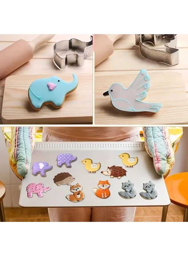 1pc Cartoon Bear Stainless Steel Non Stick Cookie Cutter - Image 5