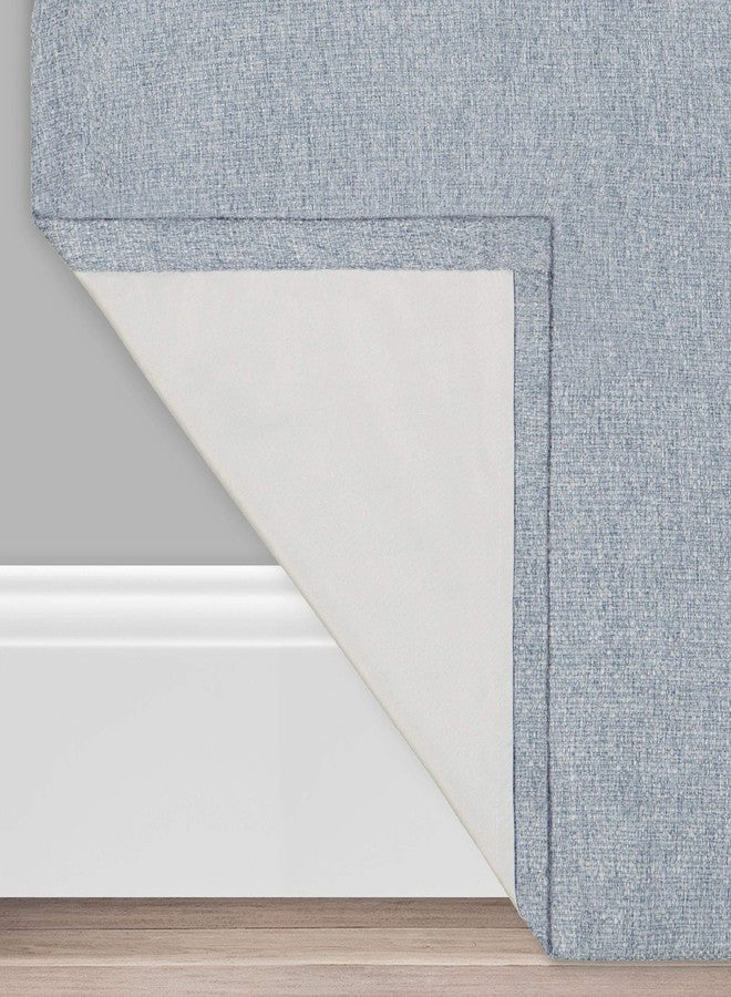 إكليبس ستائر إكليبس كارا ذات حلقات معدنية لغرفة النوم، لوحة واحدة، 50 بوصة × 63 بوصة، لون دينيم - Image 2