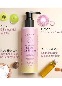 ARATA Arata Hair Fall Defense Onion Conditioner (200 Ml)  - Image 4