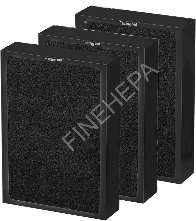 finehepa Finehepa Replacement Filter Compatible with Blueair Classic 501 503 510 550E 555EB 601 603 650E 505 605 Air Purifiers Set of 3 Premium Replacement Filter  - Image 3