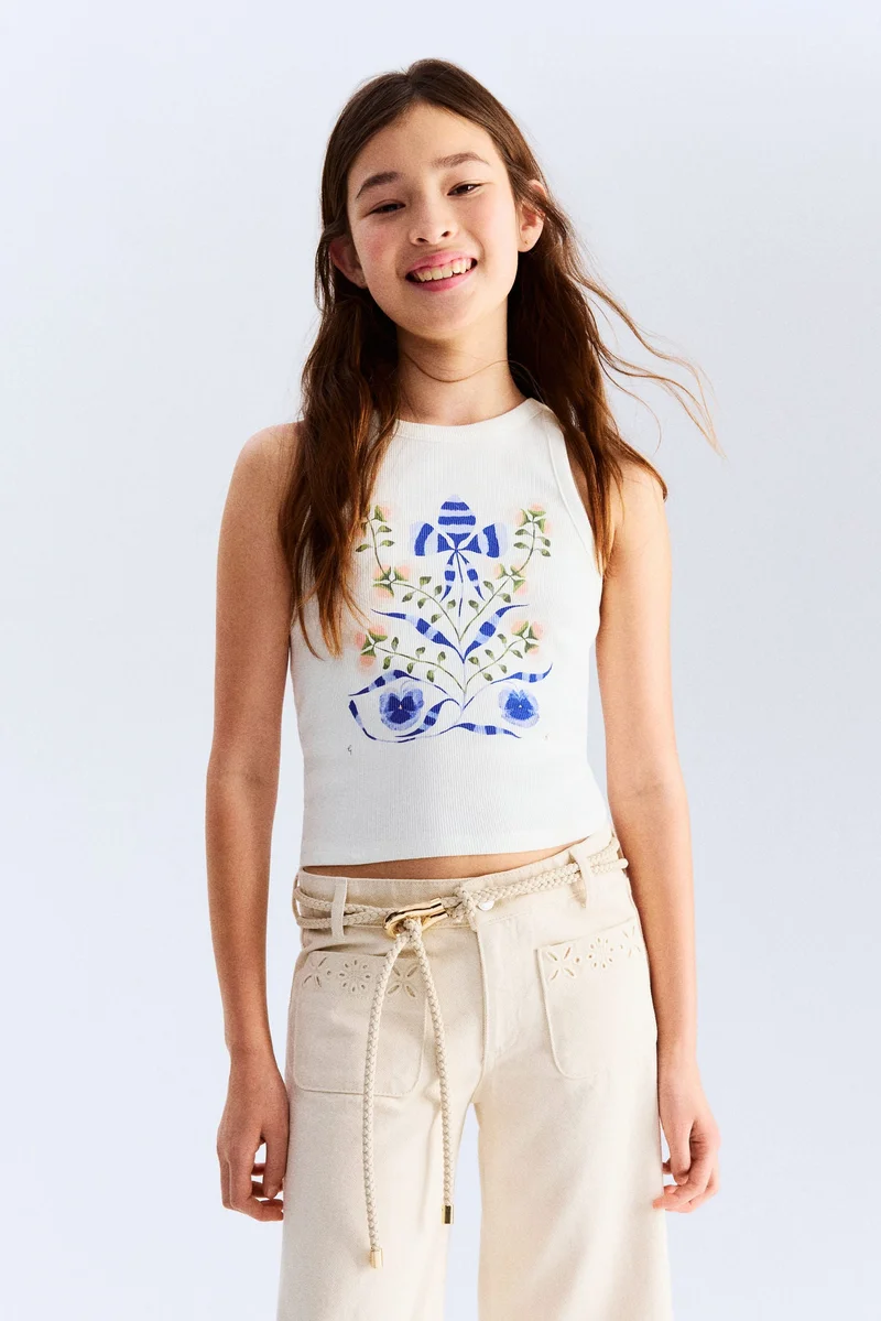 H&M Printed vest top