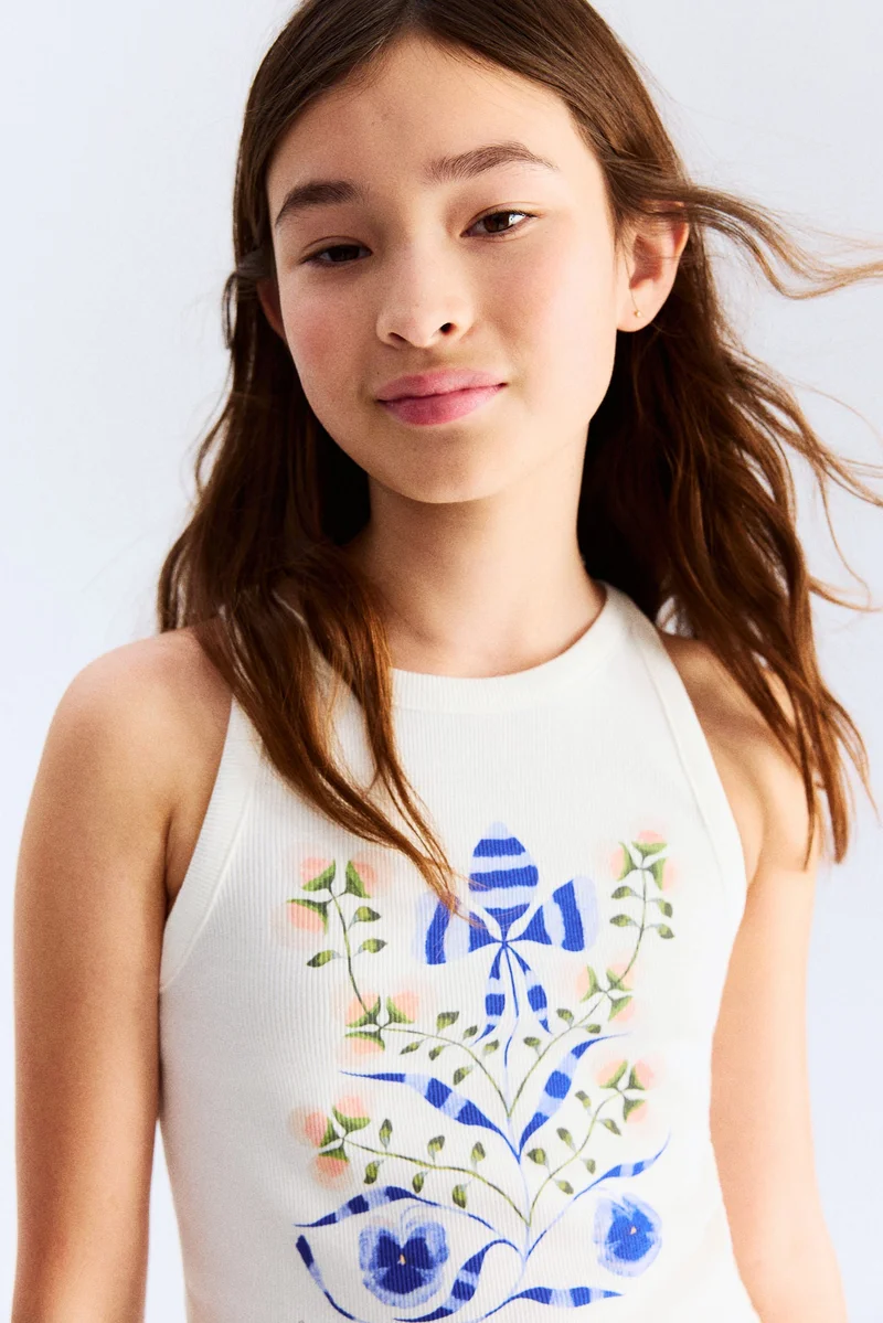 H&M Printed vest top
