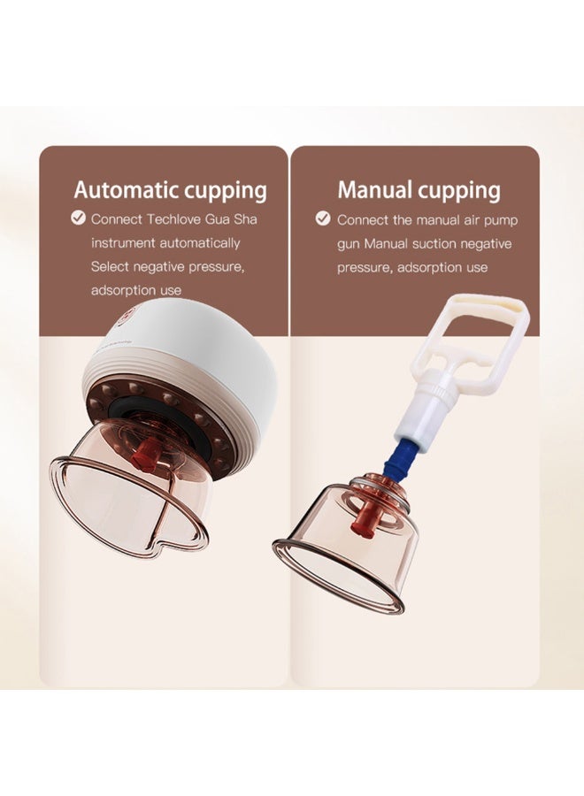 Techlove Cupping Therapy Kit – Electric & Manual Cupping Set with Heating, Red Light, 4 Modes, Pain Relief & Cellulite Removal – Portable, Safe, Home Spa Use - Image 4
