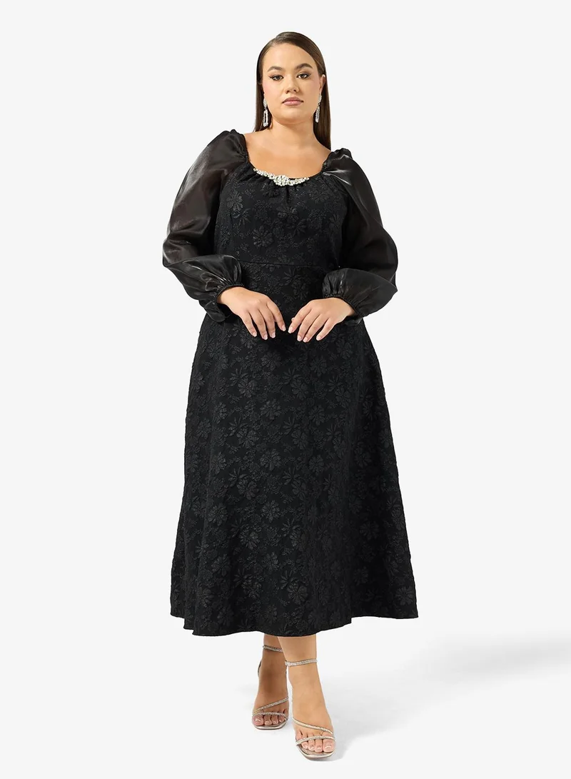Ella Plus  A-line Lace Dress for Women | Best Price UAE