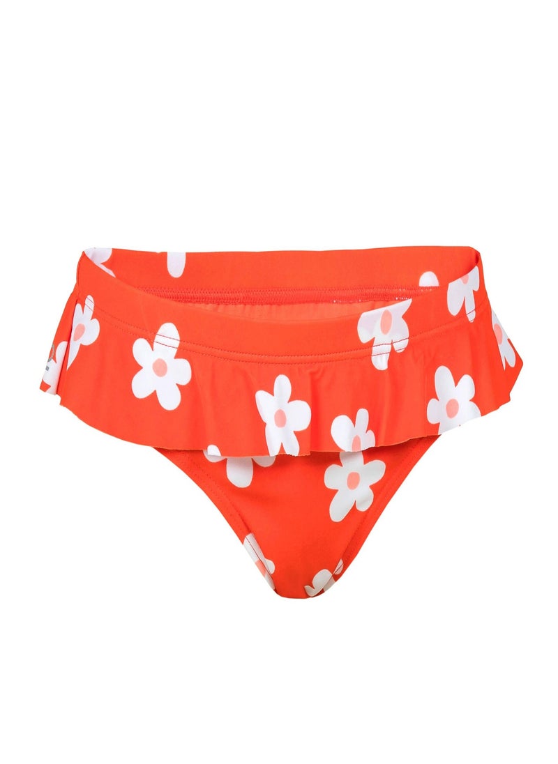 NABAIJI NABAIJI by DECATHLON, Girls Swimming Swimsuit Bottoms Lila Marg Quick-Dry & Secure Fit Red  - Image 1
