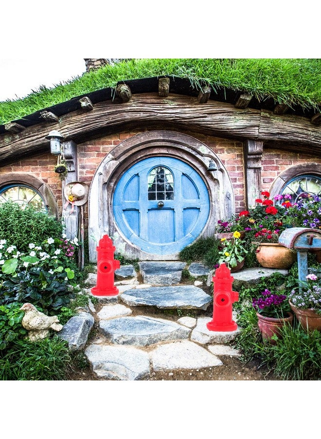 Toyvian 6Pcs Dollhouse Fire Hydrant Mini Resin Fire Hydrant Statue Miniature Dog Pee Post Fireman Gift Firefighting Toy For Doll House Micro Landscape Decor - Image 4