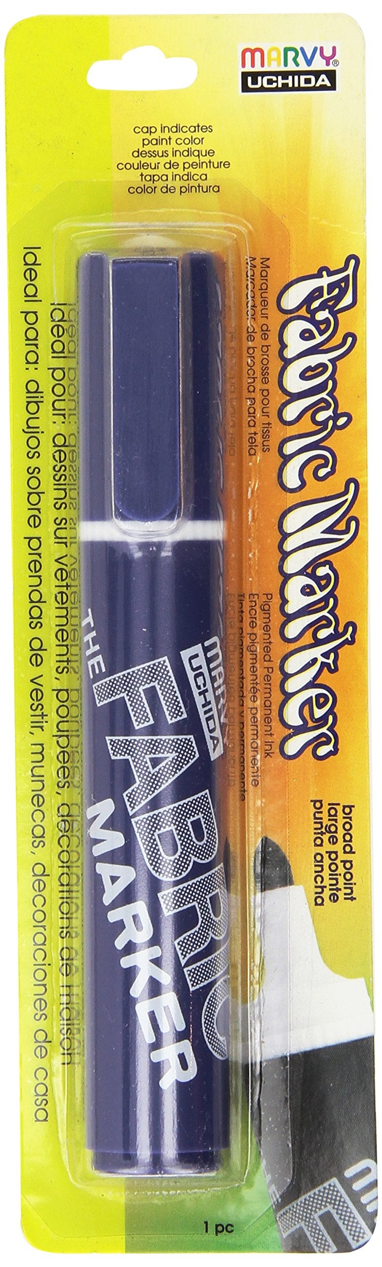 UCHIDA 622C33 Marvy Broad Point Fabric Marker Navy