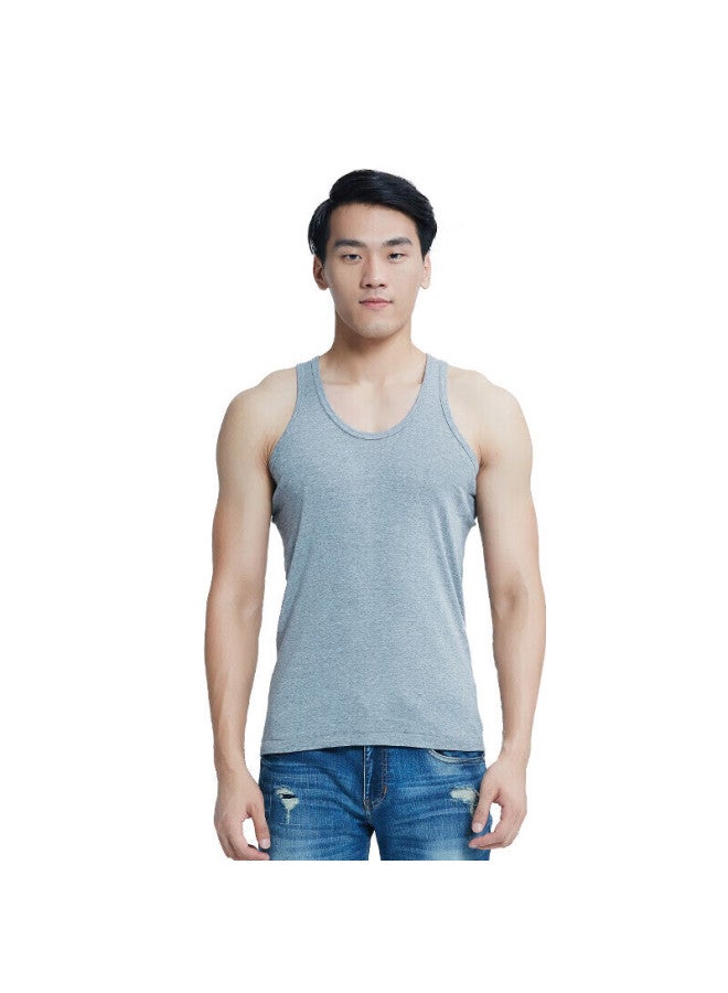 Your Sun Yi Er Shuang 3-pack 100% Cotton Men's Sports Ribbed Slim Fit Tank Top Men's Light Linen Grey Xl175 - Image 3