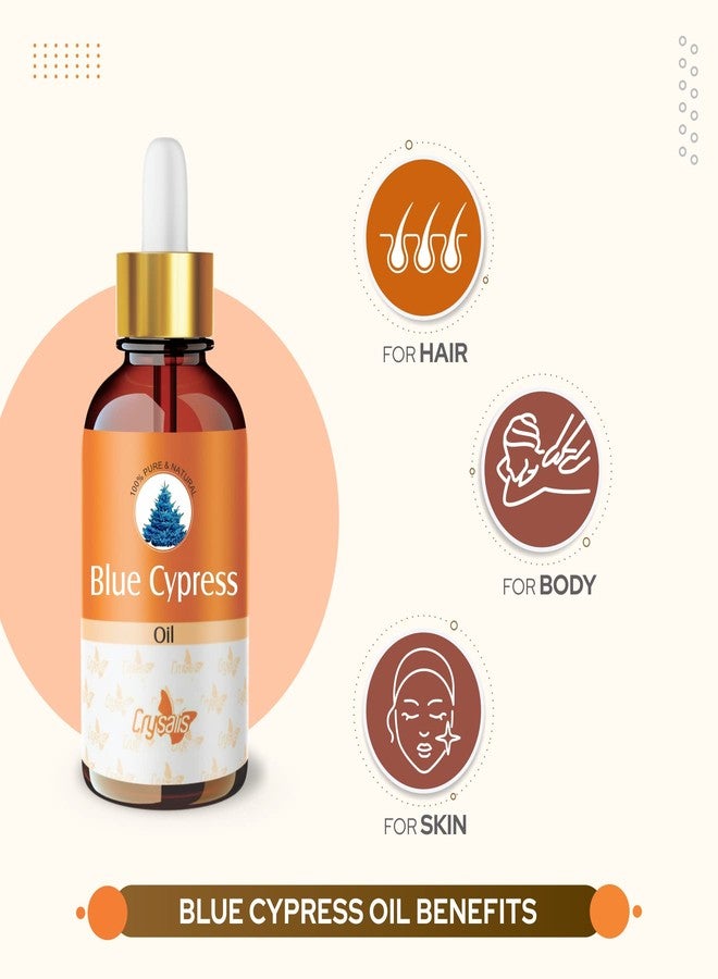 Crysalis Blue Cypress (Callitris Intratropica) Oil|100% Pure & Natural Undiluted Essential Oil Organic Standard For Skin & Hair Care|Therapeutic Grade Oil, Healthy Skin & Hair-100ML With Dropper - Image 3