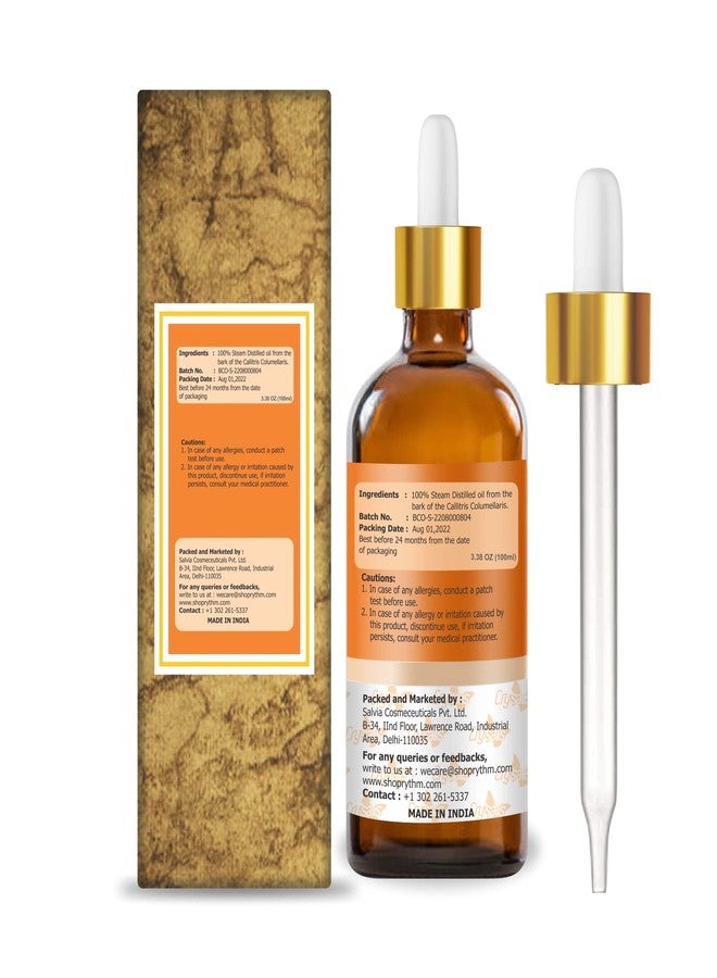 Crysalis Blue Cypress (Callitris Intratropica) Oil|100% Pure & Natural Undiluted Essential Oil Organic Standard For Skin & Hair Care|Therapeutic Grade Oil, Healthy Skin & Hair-100ML With Dropper - Image 2