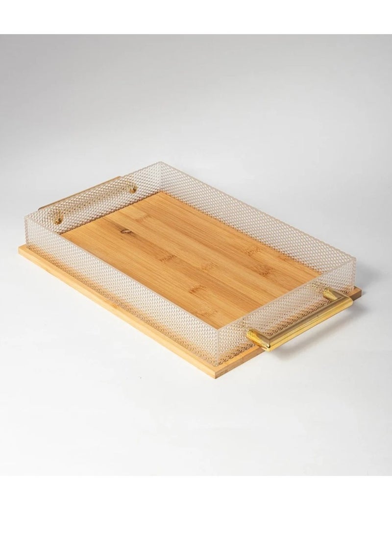 CC Bin Shihon Acrylic and wooden rectangular single tbsp  - Image 1