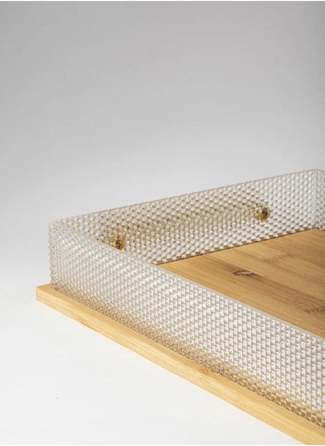 CC Bin Shihon Acrylic and wooden rectangular single tbsp  - Image 2