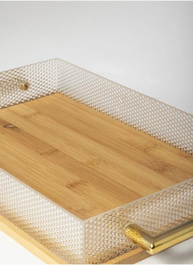 CC Bin Shihon Acrylic and wooden rectangular single tbsp  - Image 3