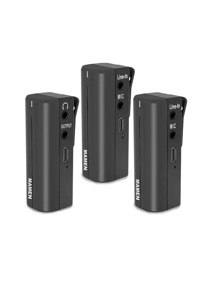 Mamen - Mic WMIC-5G PRO 2.4G UHF Wireless - 1x Receiver 2x Transmitter - Image 1