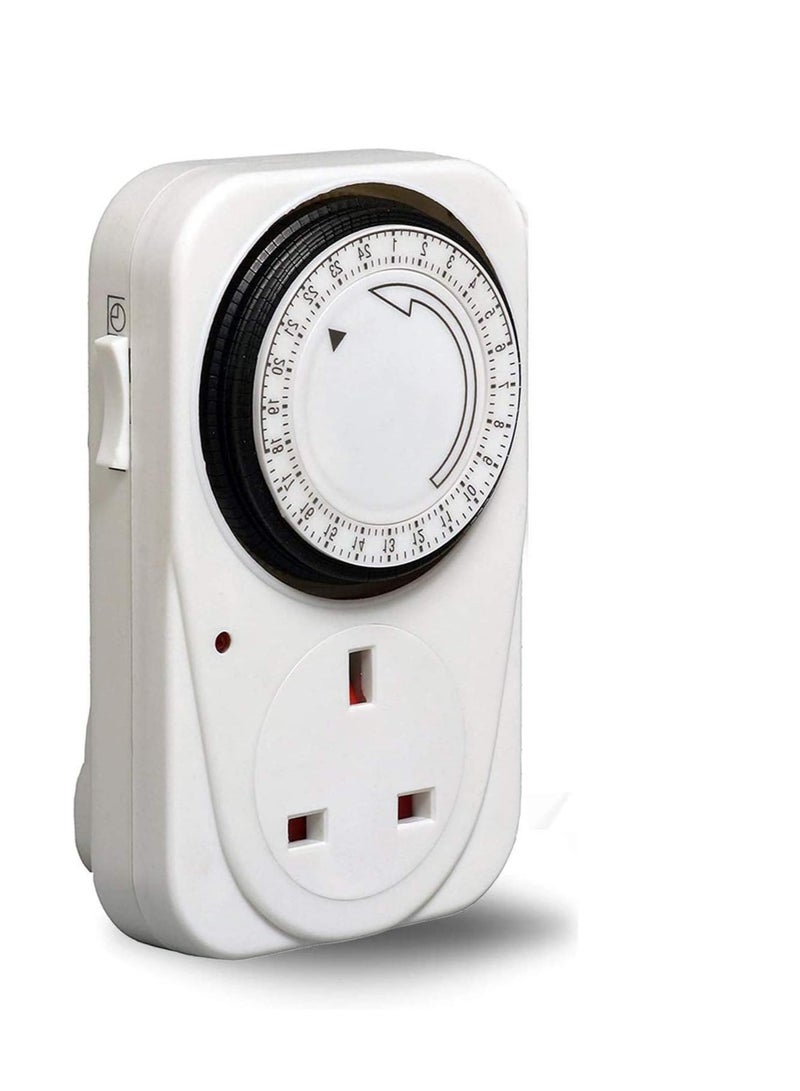 ABBASALI 24 Hour Segment Timer Switch - Energy Saver Plug Standard - Image 1