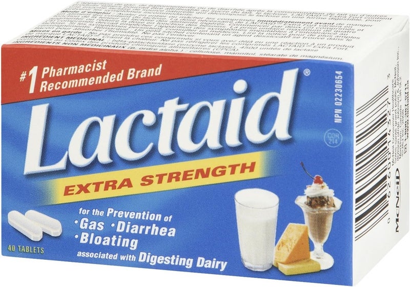 Lactaid أقراص قابلة للمضغ بقوة إضافية - Image 3
