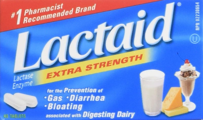 Lactaid أقراص قابلة للمضغ بقوة إضافية - Image 1