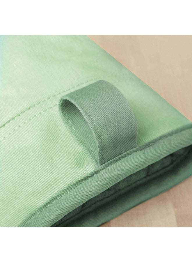 KitchenAid Beacon Two-Tone Non-Slip Mini Oven Mitt Set, Pistachio/Graphite Green, 5.5"x8", 2 Piece - Image 3