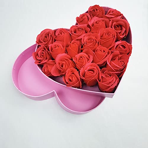 WENPACK Empty Heart Shaped Gift Box Strawberry Packaging (Pink) - Image 3