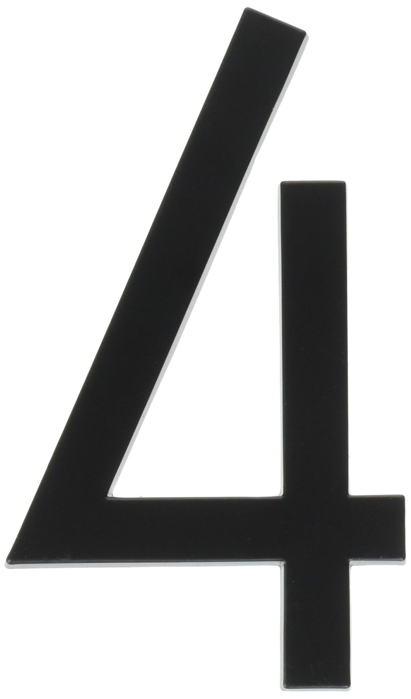 Hy-Ko Floating Mount House Numbers, Modern Raised Metal House Numbers for Outside, Durable Convenient Marking for Home Address with Included Mounting Hardware for Simple Installation - Image 1