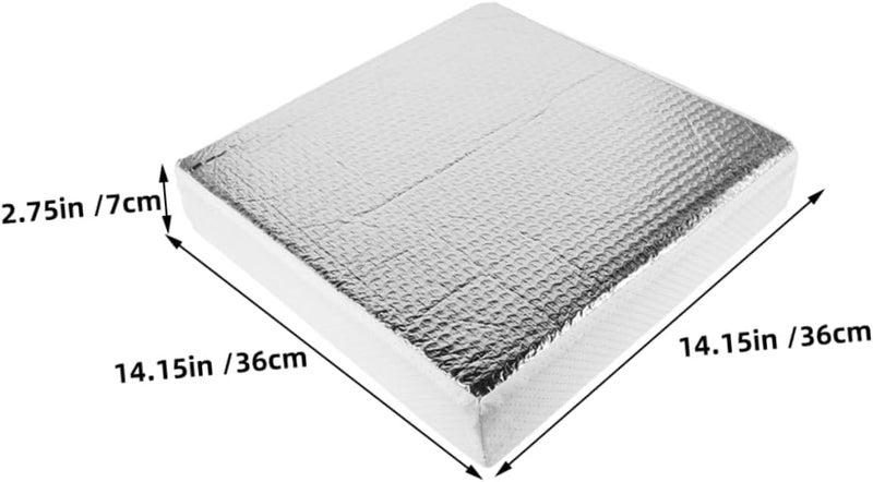 2Pcs Rv Skylight Shade Insulator Aluminum Cover for Camper Trailers Blocks Sunlight Maintains Cool Interior for Camping Insulation Vehicle Ventilation - Image 2