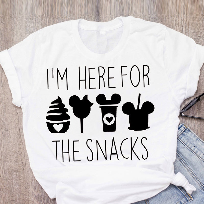 [Send on the same day] cross-border T-shirt women's short-sleeved printed T-shirt cartoon supply women's clothing - Image 1
