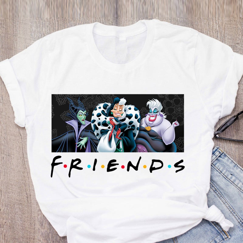 [Send on the same day] cross-border T-shirt women's short-sleeved printed T-shirt cartoon supply women's clothing - Image 5