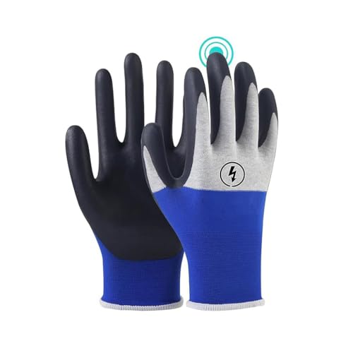 Serplex® Electrical Insulated Gloves with 500V High Voltage Resistance Electrician Safety Gloves Flame Retardant Work Insulation Work with Rubber Non Slip Design Electrician - Image 1