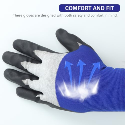 Serplex® Electrical Insulated Gloves with 500V High Voltage Resistance Electrician Safety Gloves Flame Retardant Work Insulation Work with Rubber Non Slip Design Electrician - Image 5
