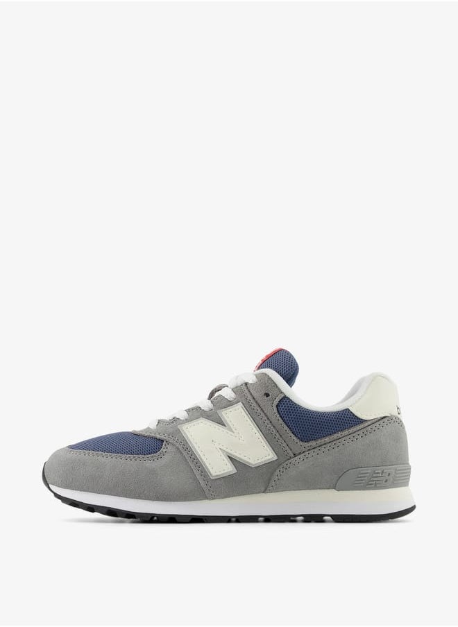 New Balance Boy's Panelled Sports Shoes with Lace-Up Closure  - Image 3