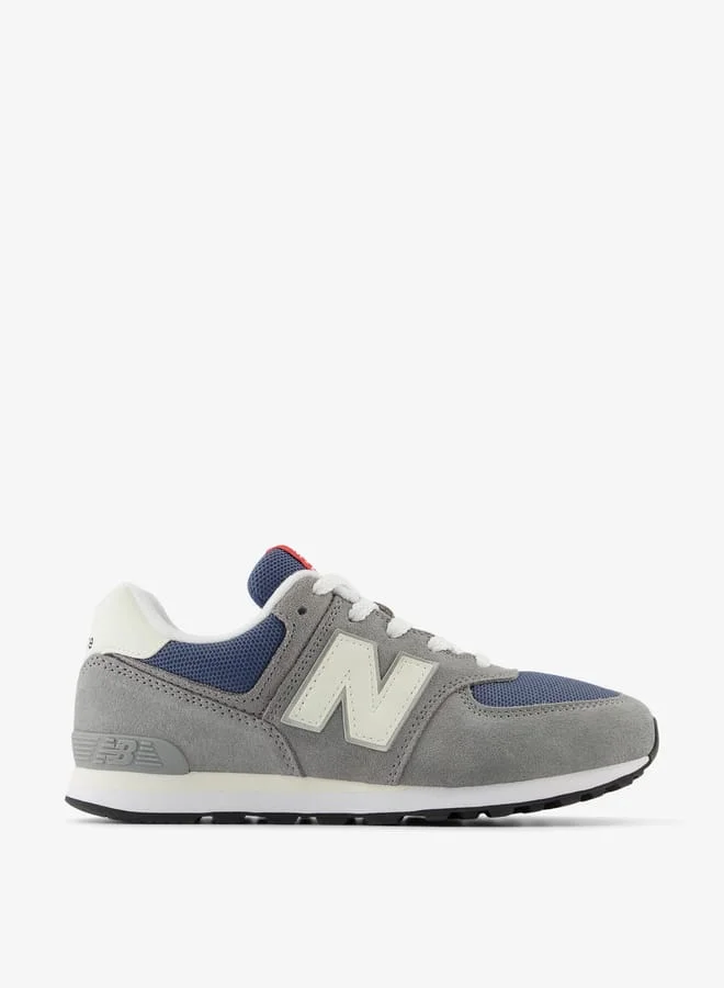 New Balance Boy's Panelled Sports Shoes with Lace-Up Closure