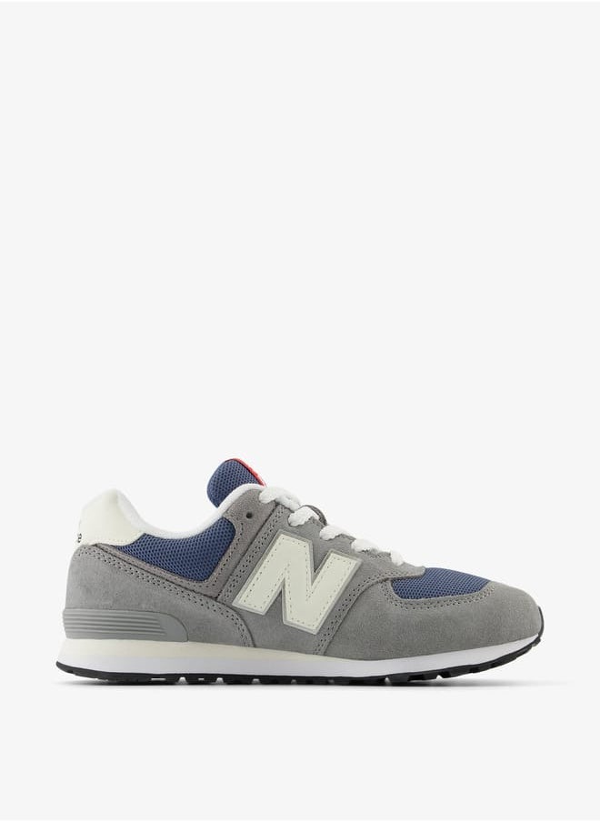 New Balance Boy's Panelled Sports Shoes with Lace-Up Closure  - Image 4