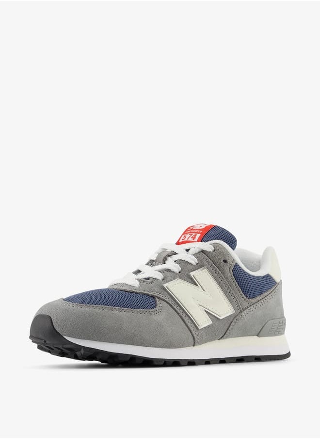New Balance Boy's Panelled Sports Shoes with Lace-Up Closure  - Image 5