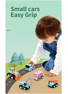 General 24 Pieces Mini Vehicles Pull Back Cars Toys Set,City Cars and Trucks Toy Mini Model Vehicles Set for Toddlers, Boys, Girls’ Educational Play Party Favors, Birthday Gift  - Image 5