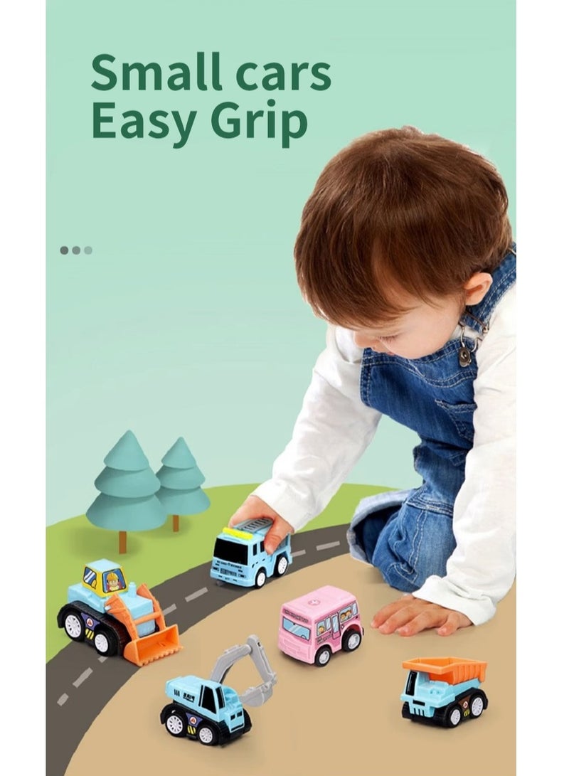 general 24 Pieces Mini Vehicles Pull Back Cars Toys Set,City Cars and Trucks Toy Mini Model Vehicles Set for Toddlers, Boys, Girls’ Educational Play Party Favors, Birthday Gift - Image 5