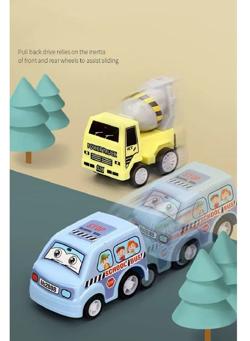 general 24 Pieces Mini Vehicles Pull Back Cars Toys Set,City Cars and Trucks Toy Mini Model Vehicles Set for Toddlers, Boys, Girls’ Educational Play Party Favors, Birthday Gift - Image 3