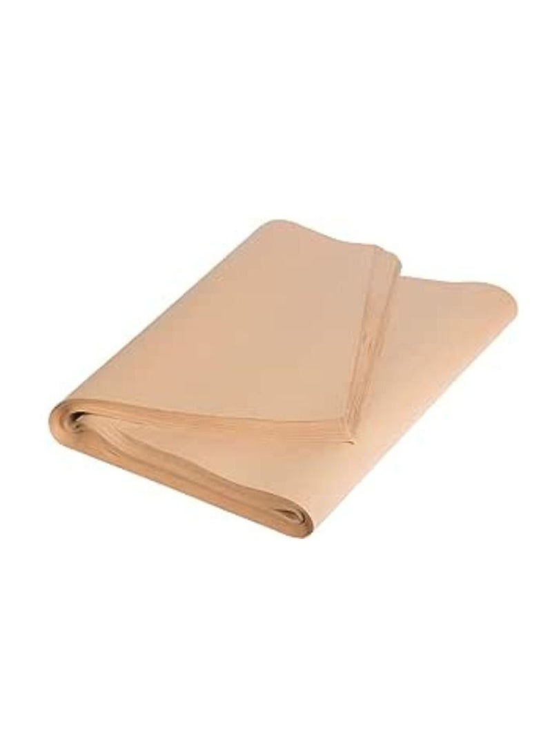 30 ورقة كرافت هدايا وتغليف بني سادة - Image 2