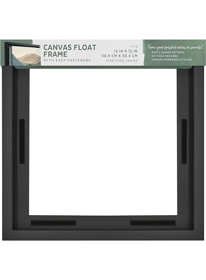 MCS إطار 12x12 بوصة لتركيب اللوحات المكتملة، أسود (47391) - Image 1