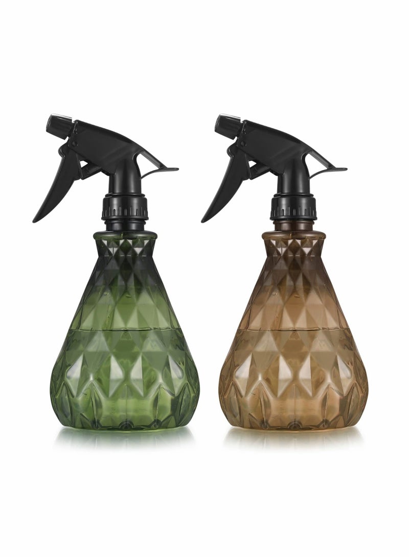 SYOSI 2 Pcs 500ml Water Spray Bottles with Adjustable Spray Head - Image 1
