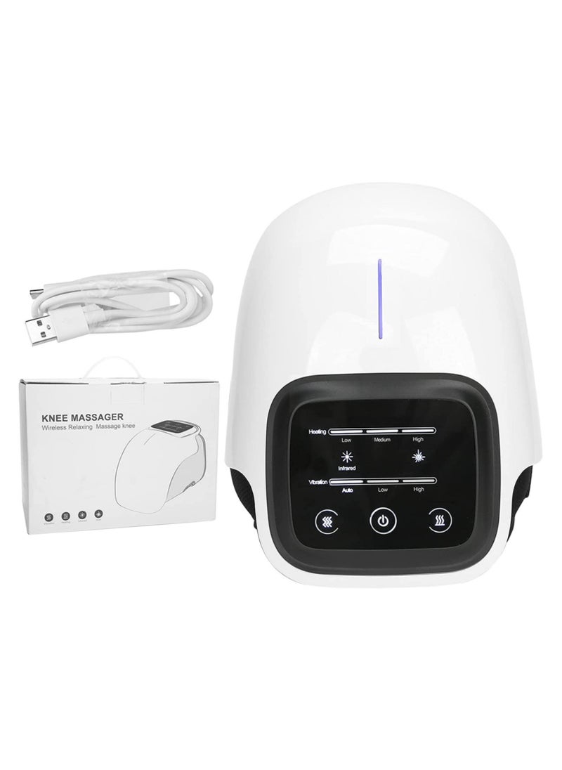 ELTRAZONE Cordless Knee Massager, FDA Registered, Infrared Heat and Vibration Knee Pain Relief for Swelling Stiff Joints, Stretched Ligament and Muscles Injuries, August 2022 Longer Knee Straps  - Image 3