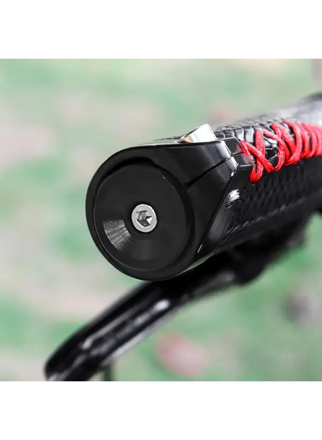 2 Pairs Bike Handlebar End Plugs Mountain Road Bicycle Accessories Black - Image 4